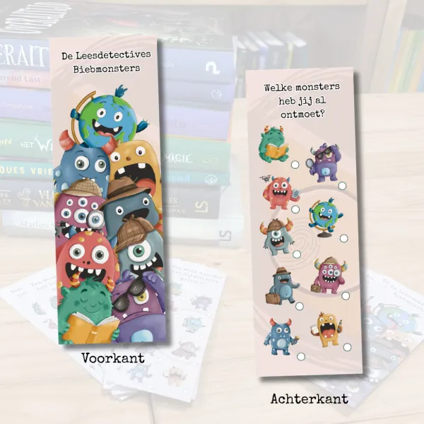 Biebmonsters Boekenleggers (100 stuks)